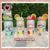 Ice/Fruit Topper Frosted Glass Can