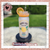 Ice/Fruit Topper Frosted Glass Can