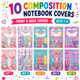 Composition Notebook Cover Bundle 4