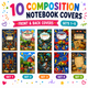Composition Notebook Covers Bundle 5