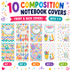 Composition Notebook Covers Bundle 6