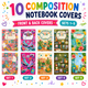 Composition Notebook Covers Bundle 7