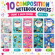 Composition Notebook Covers Bundle 8