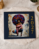 2027 Floral Afro Wall Calendar