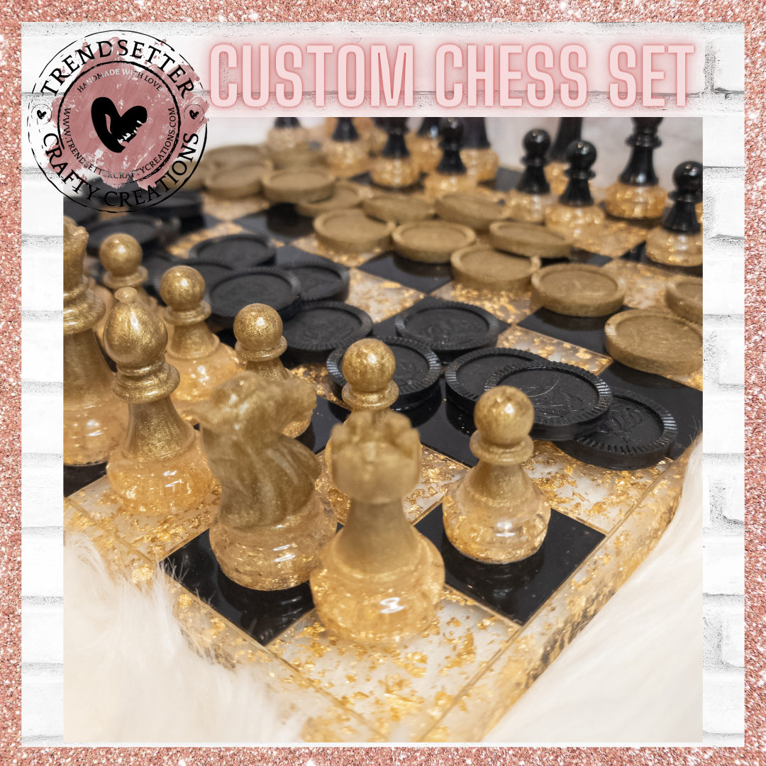 Custom Chess Set – Trendsetter Crafty Creations