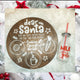Santa Snack Tray and Milk Bottle Set